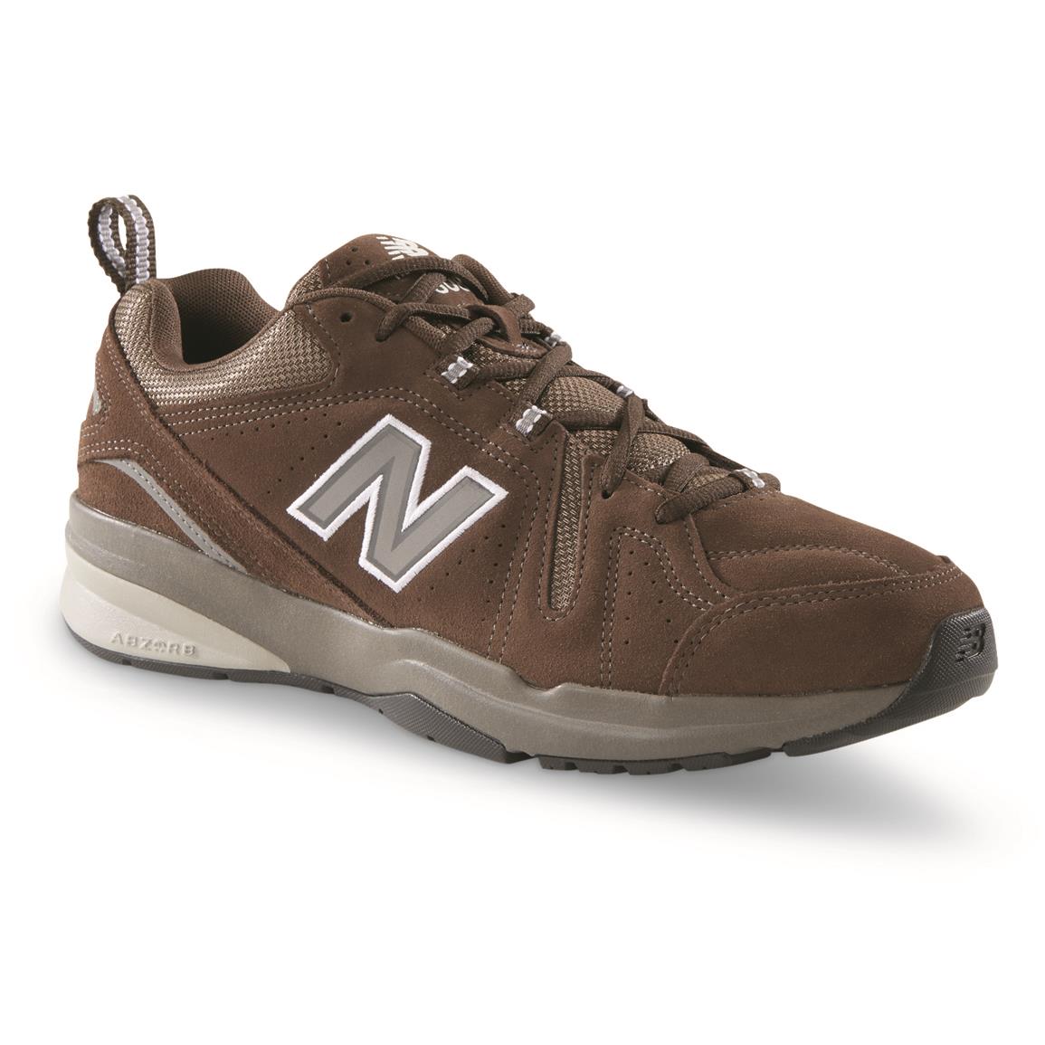 New Balance Men's 608v5 Training Shoes - Brown/White (Size 11)