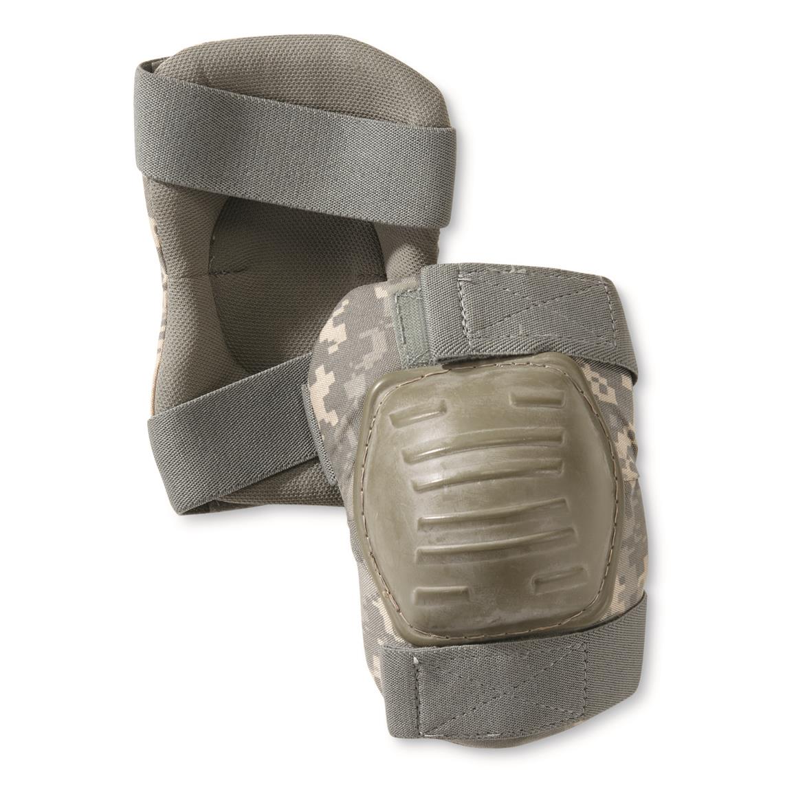 U.S. Military Surplus Tactical Elbow Pads, Used, Army Digital