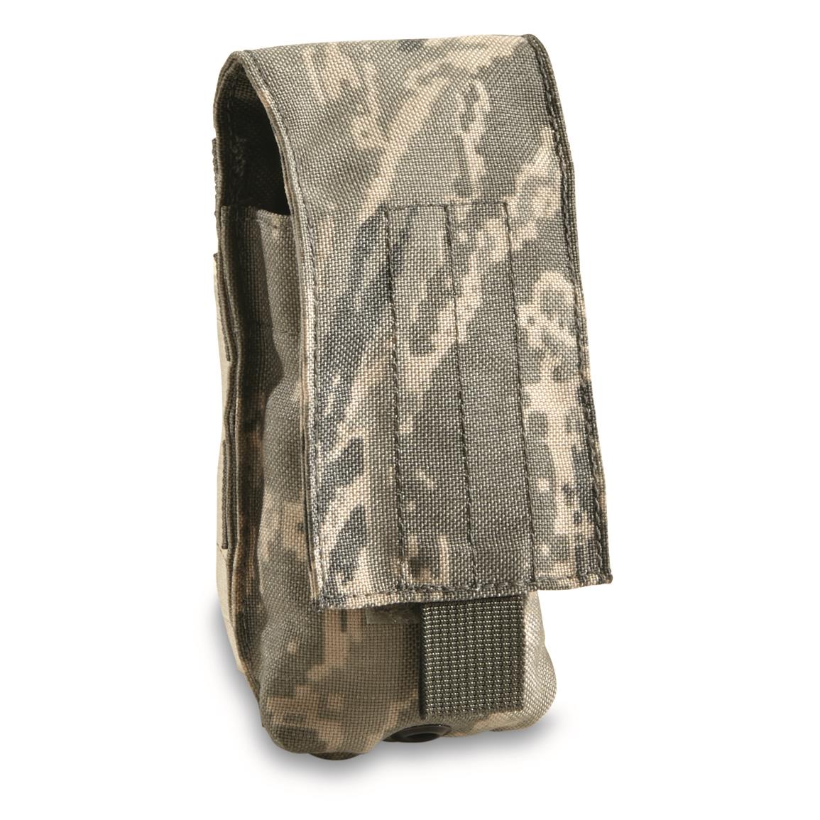 U.S. Air Force Surplus Single Mag Pouch, 2 Pack, New, ABU Camo