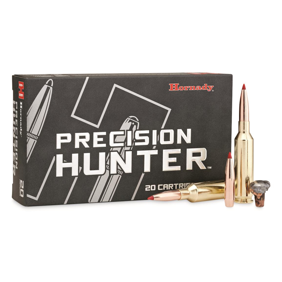 Hornady Precision Hunter, .338 Lapua Mag., ELD-X, 270 Grain, 20 Rounds