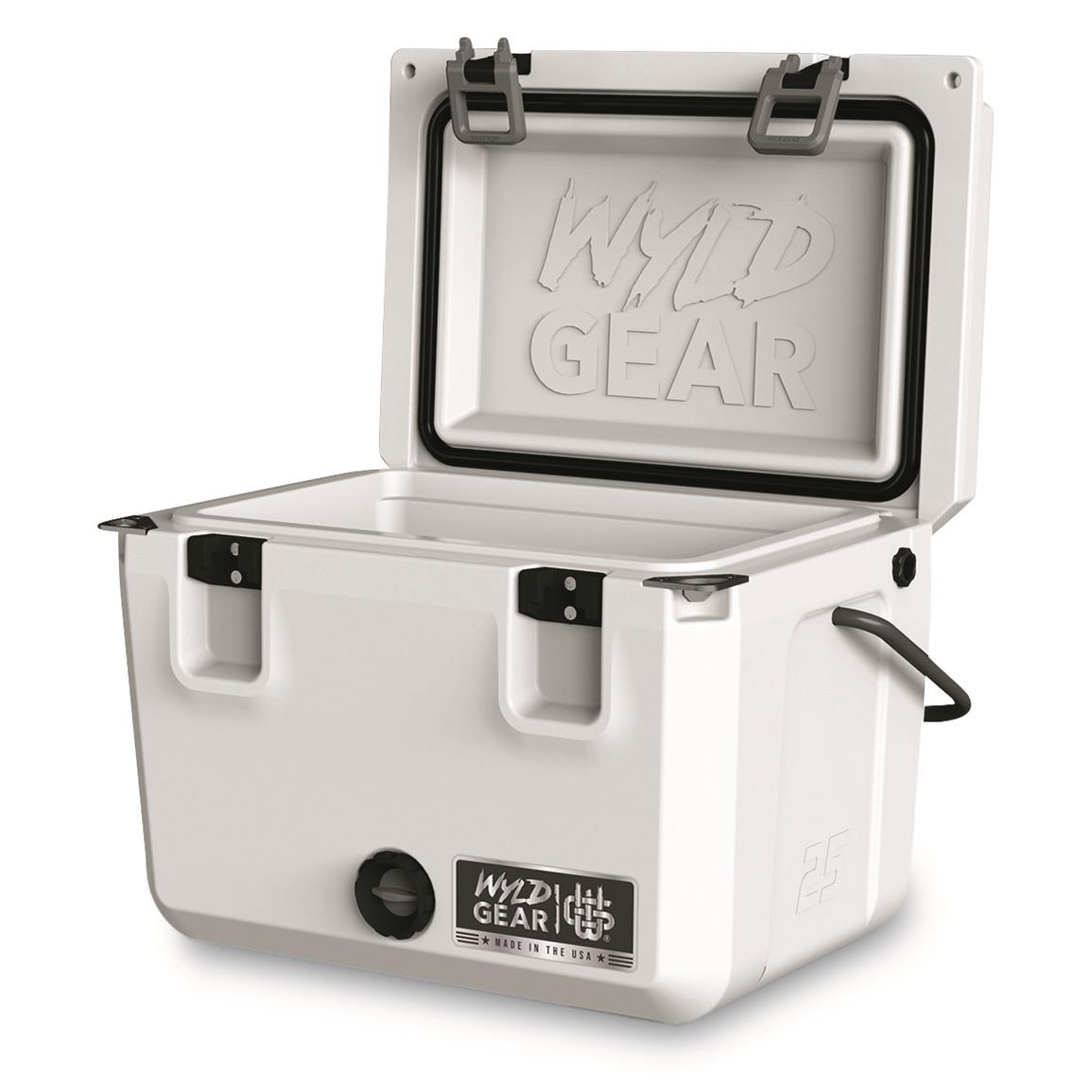 WYLD Gear Freedom Series 25-Quart Hard Cooler, White