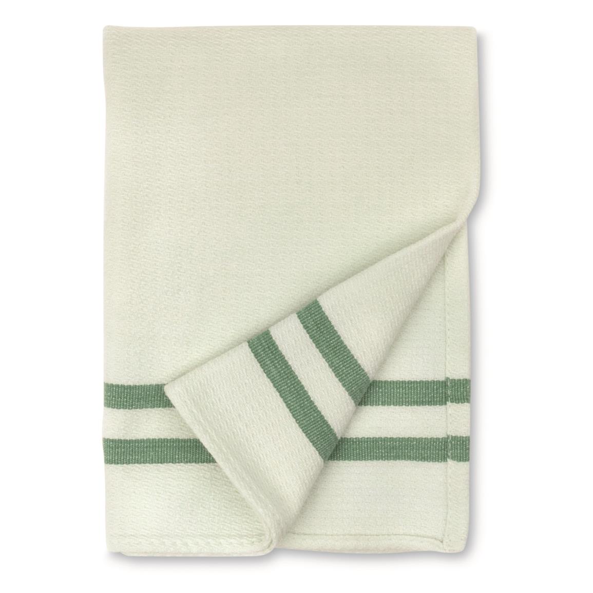 Czech Military Surplus Large Cotton Towels, 4 Pack, New
