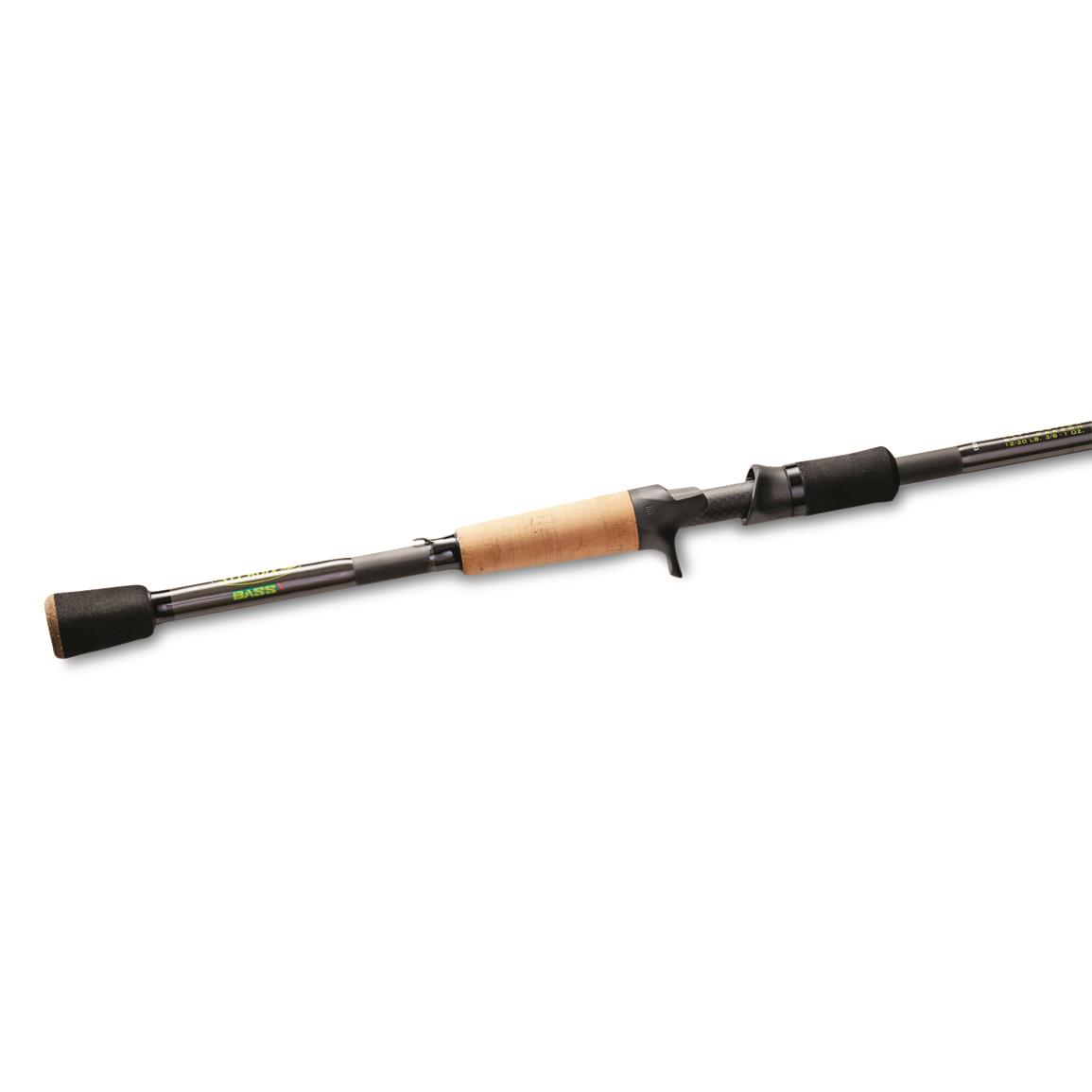St. Croix Bass X Casting Rod, 6'6" Length, Medium Power, Fast Action