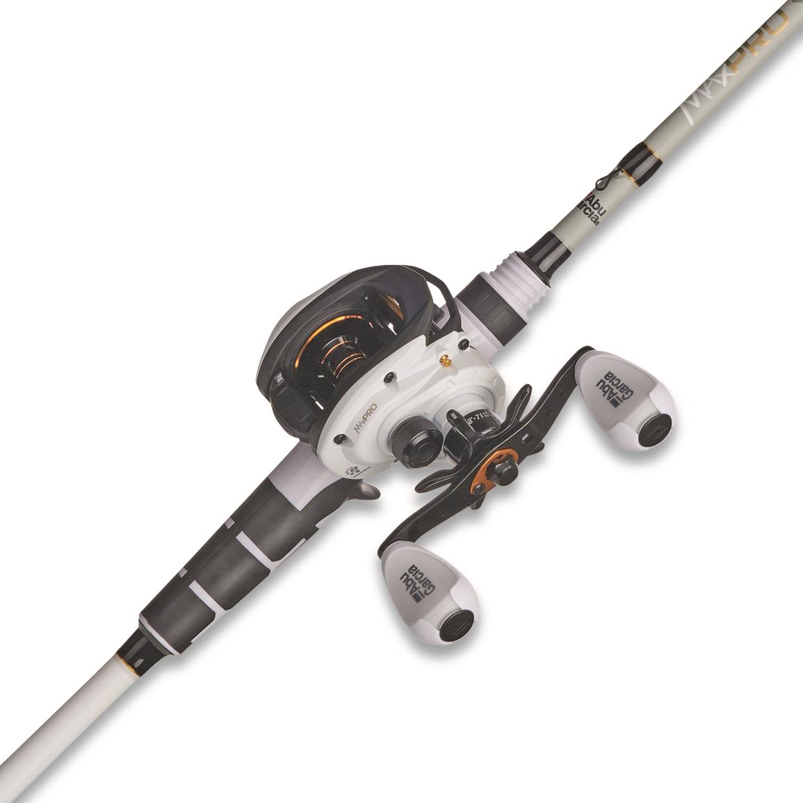 Abu Garcia Max Pro Baitcast Combo, 7' Length, Medium Heavy Power, Right 