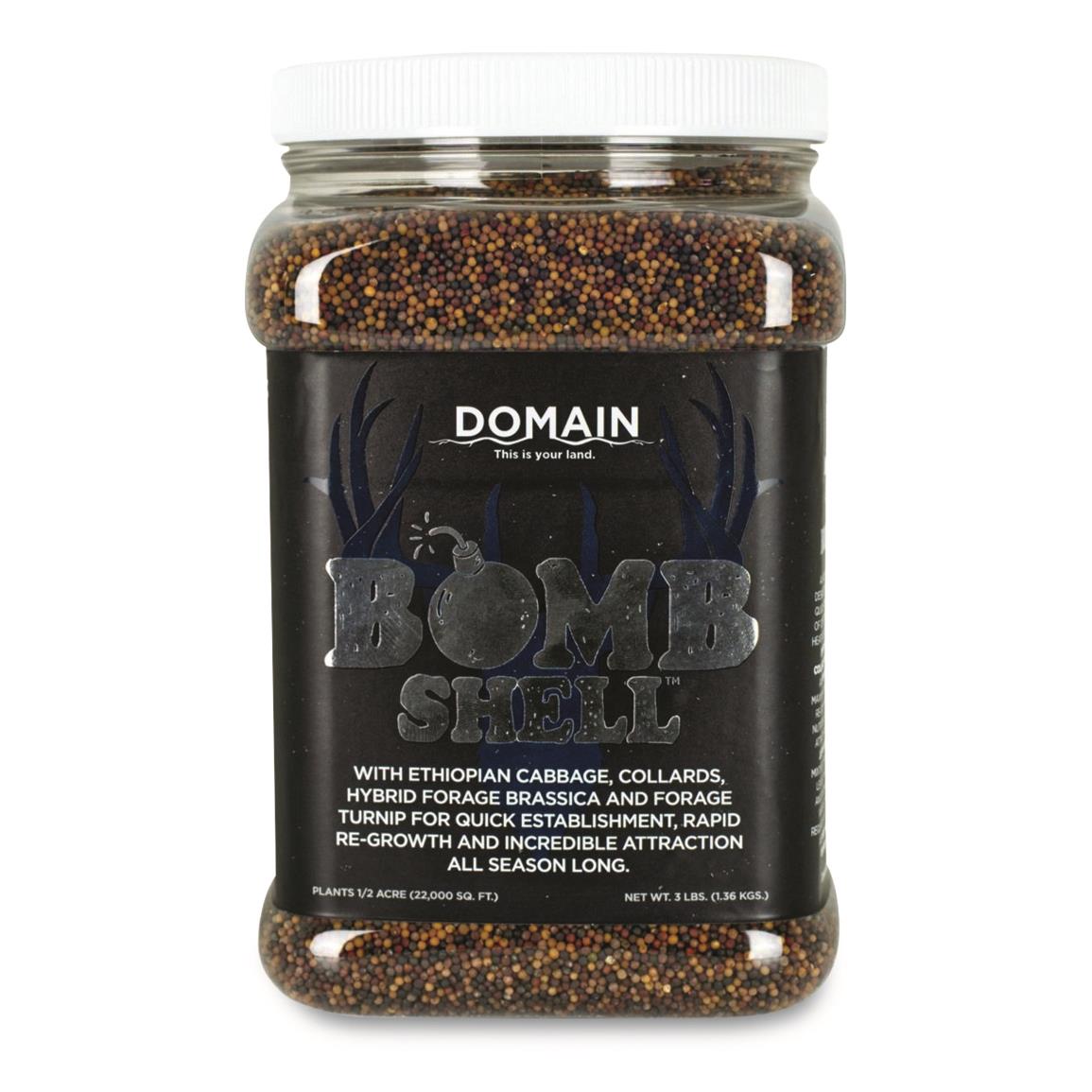 Domain Bombshell Food Plot Seed, 3 lbs.