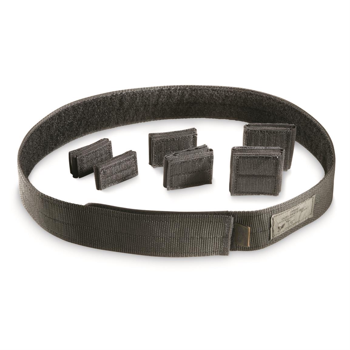 U.S. Military Surplus Eagle Industries Tactical Belt with Keepers, New, Black