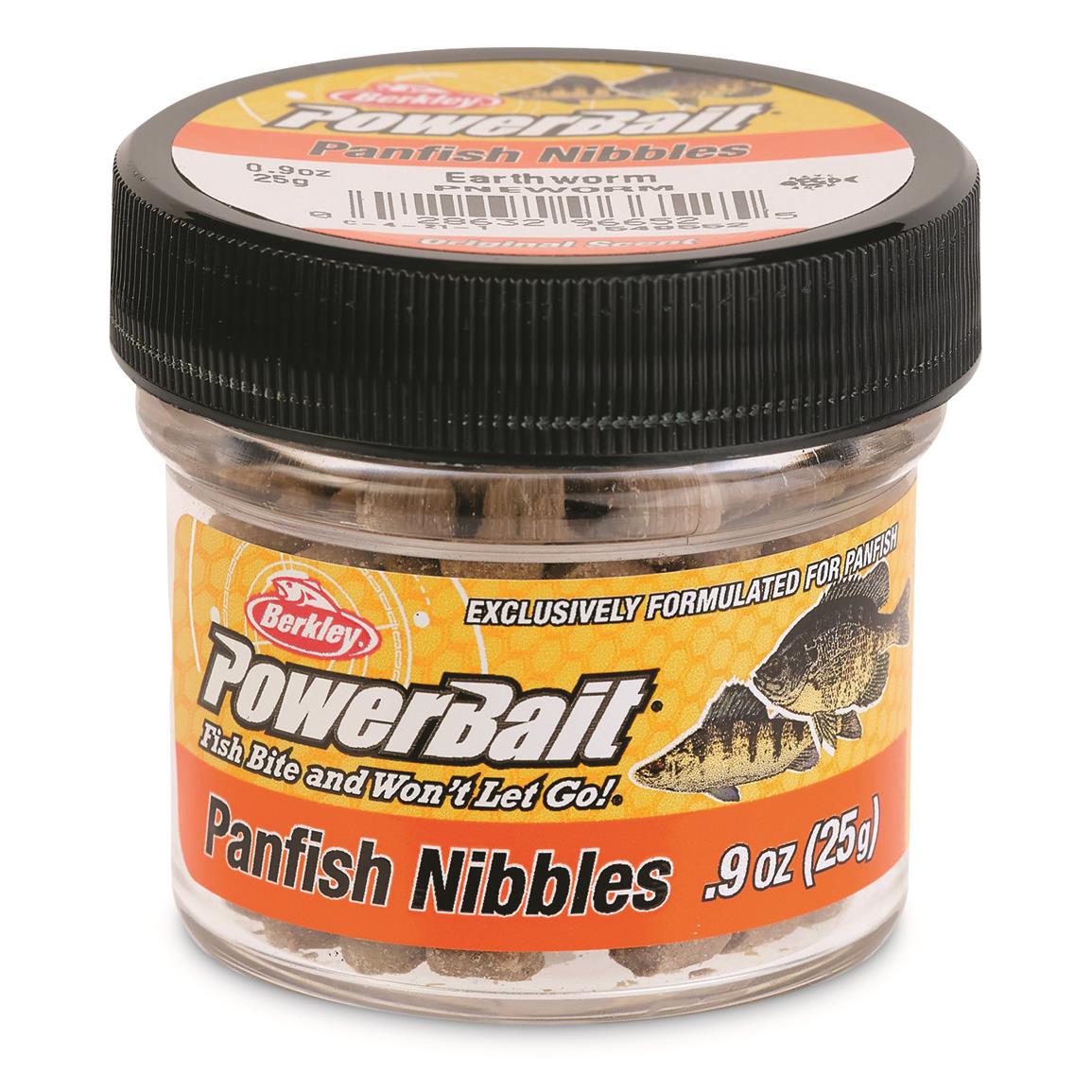 Berkley PowerBait Panfish Nibbles, Earthworm