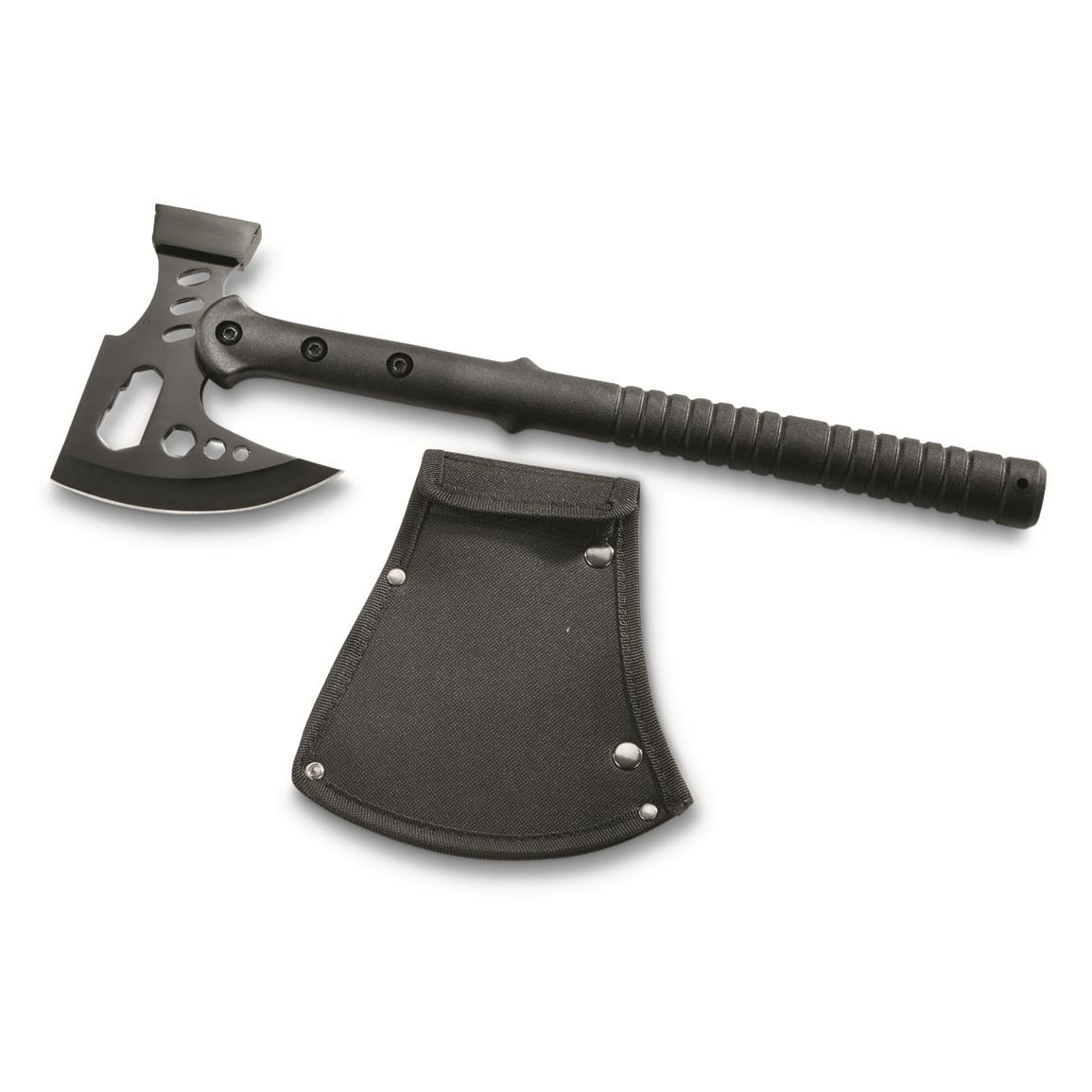 SZCO 16.75" Tactical Hammer Axe, Black