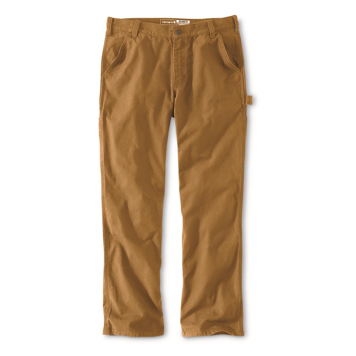 Carhartt Men's Rugged Flex Relaxed Fit Duck Utility Work Pants, Carhartt® Brown