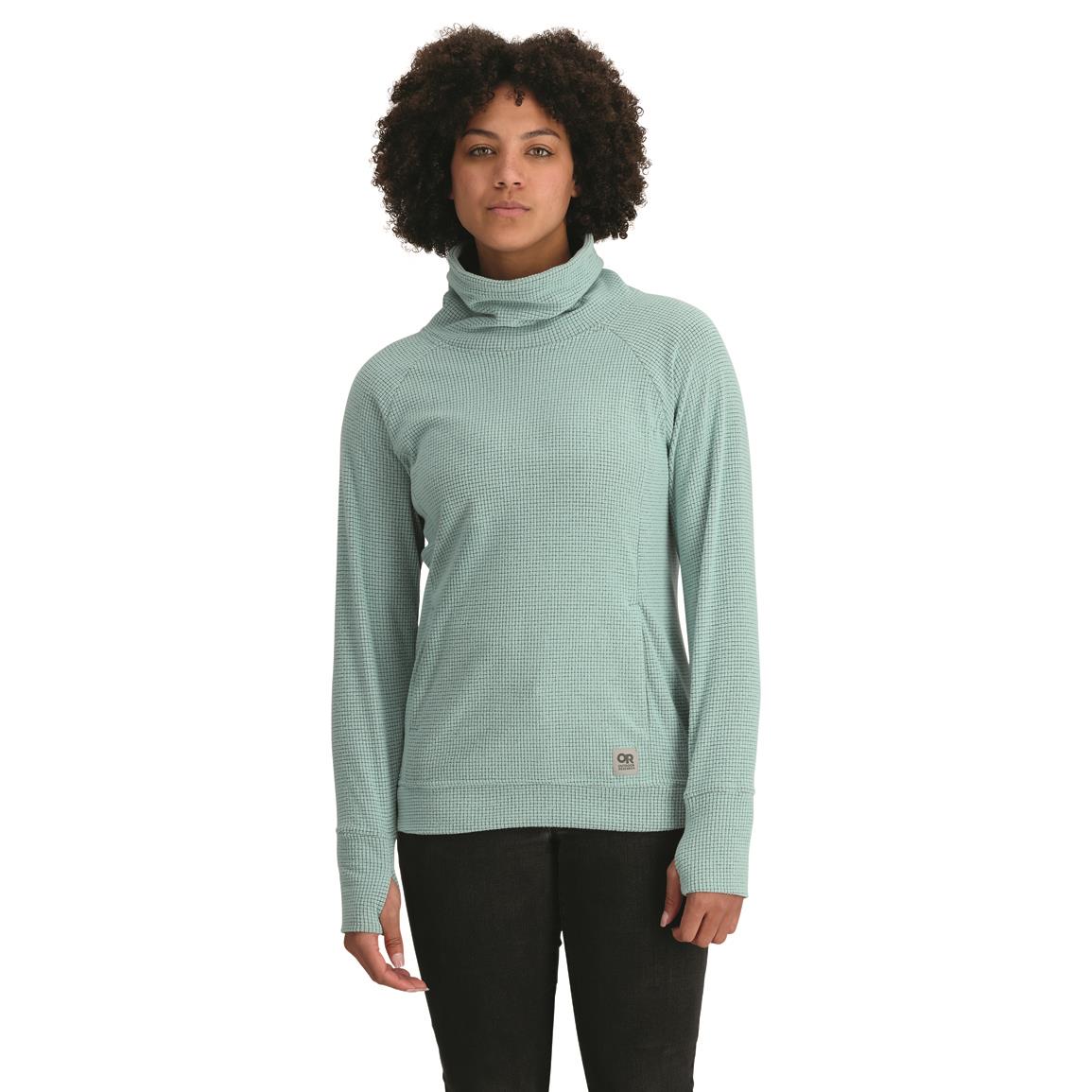 Outdoor Research Women's Trail Mix Cowl Pullover, Sage