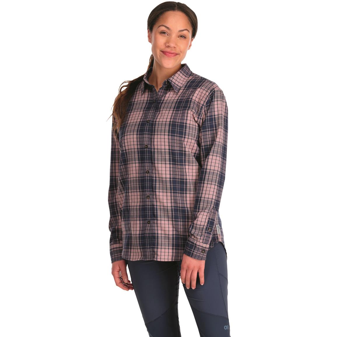 Outdoor Research Women's Kulshan Flannel Shirt, Moth Plaid