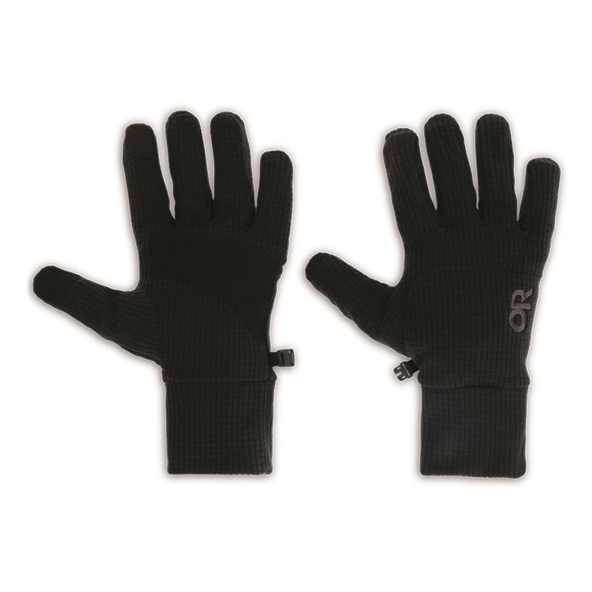 Outdoor Research Men's Trail Mix Gloves, Black