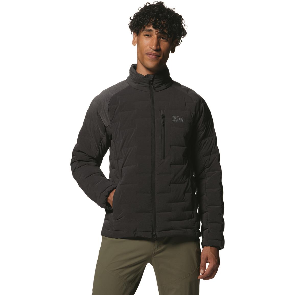 Mountain Hardwear Men's Stretchdown Insulated Jacket, Dark Storm Heather