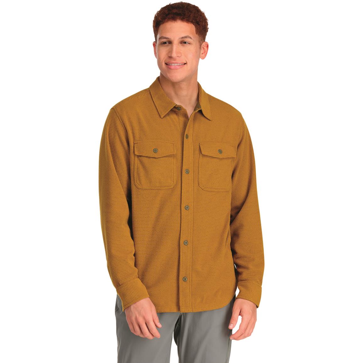 Outdoor Research Men's Trail Mix Shirt Jacket, Tapenade
