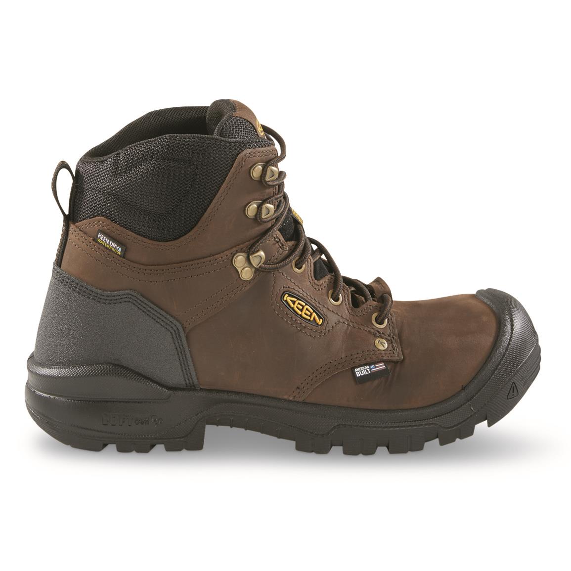 KEEN Utility Men's Pittsburgh Energy Waterproof Safety Toe Work Boots ...