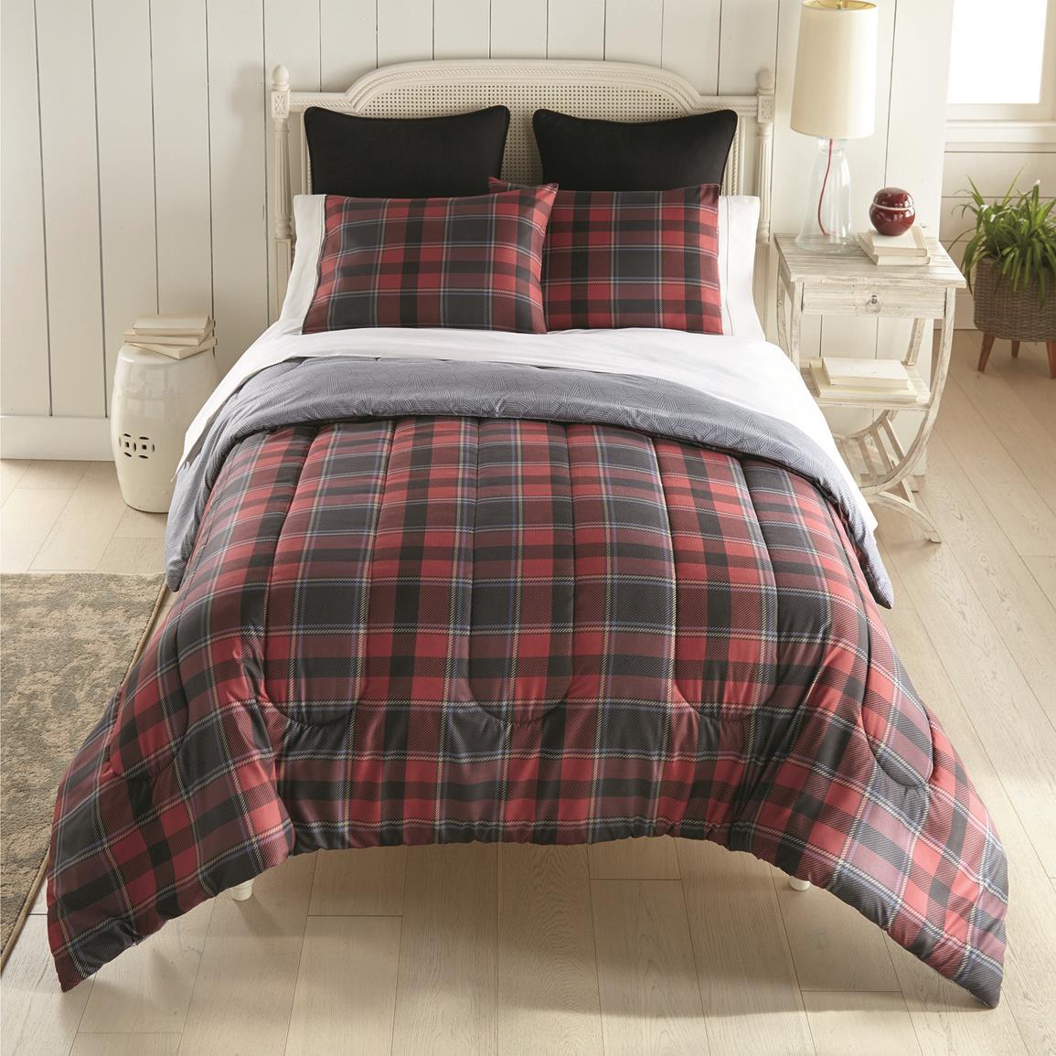 Donna Sharp Tartan Reversible Comforter Bed Set, Tartan