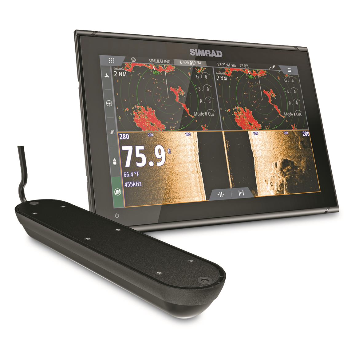 Fish Finders & Depth Finders 12-inch Fish Finder and Navigation Display ...