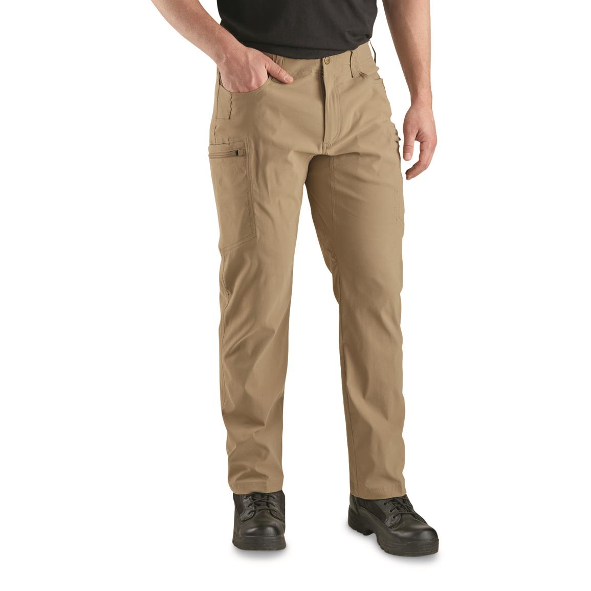 TRU-SPEC Men's 24-7 Series Agility Tactical Pants, Flat Dark Earth