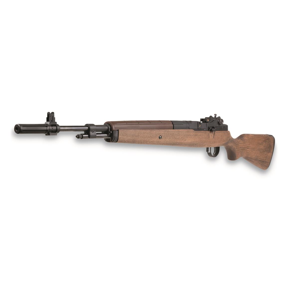 Air Venturi Springfield M1A Underlever Air Rifle, .177 Cal., 18.9" Barrel, Wood Stock, Single Shot