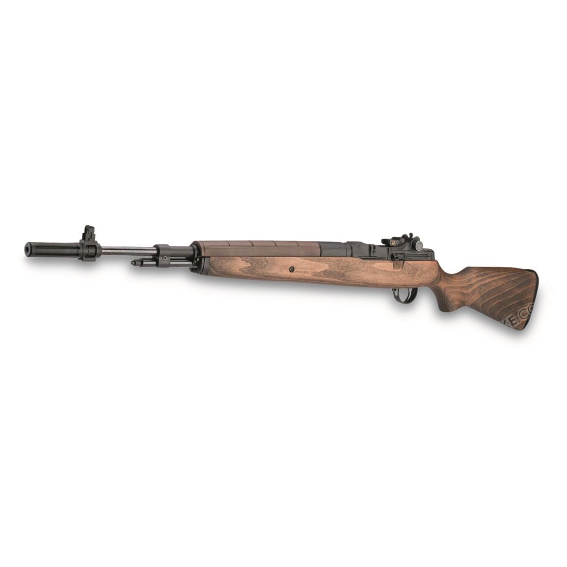 Air Venturi Springfield M1A Underlever Air Rifle, .22 Cal., 18.9" Barrel, Wood Stock, Single Shot