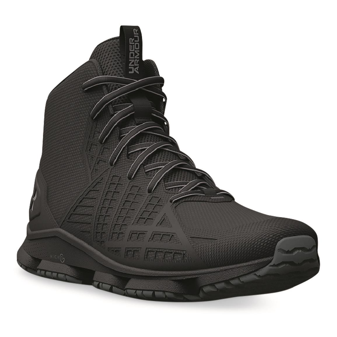 Under Armour Black Lightweight Shoes | Sportsman's Guide