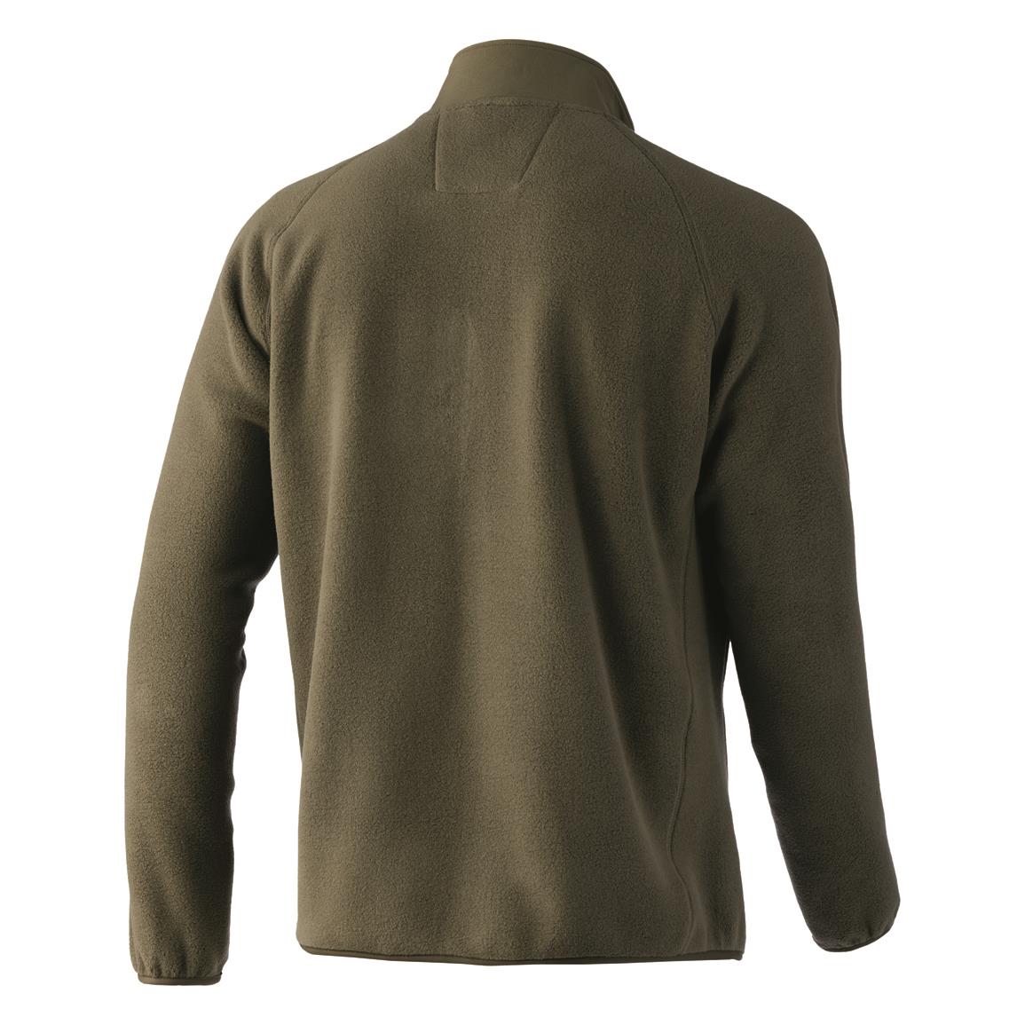 HUK Waypoint Hoodie, Performance Long-Sleeve Shirt for Men, Moss, Small at   Men's Clothing store