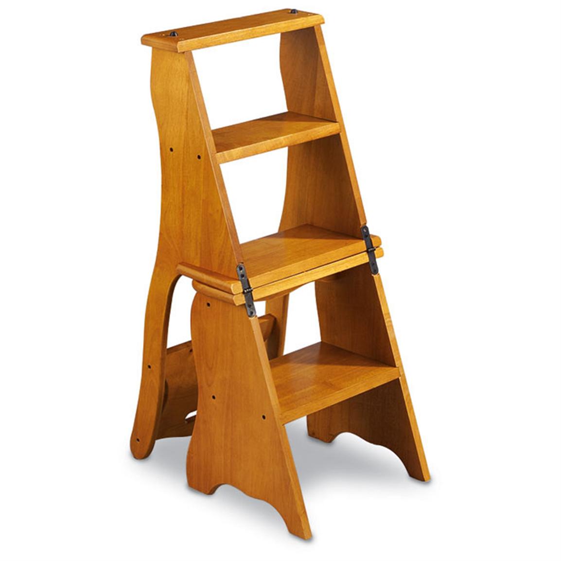 Wooden Chair / Step Stool - 72778, at Sportsman's Guide