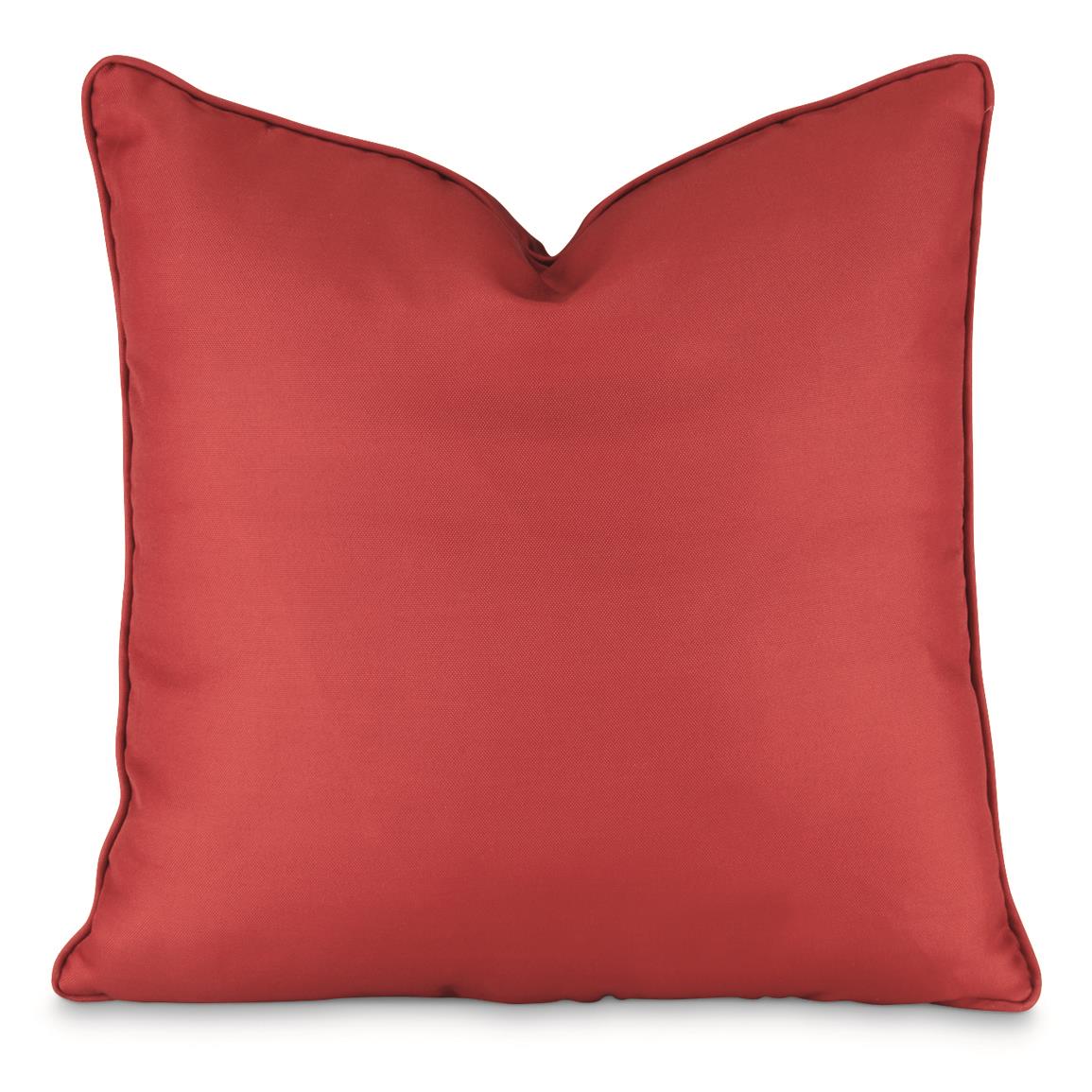 Outdoor Throw Pillow, Red
