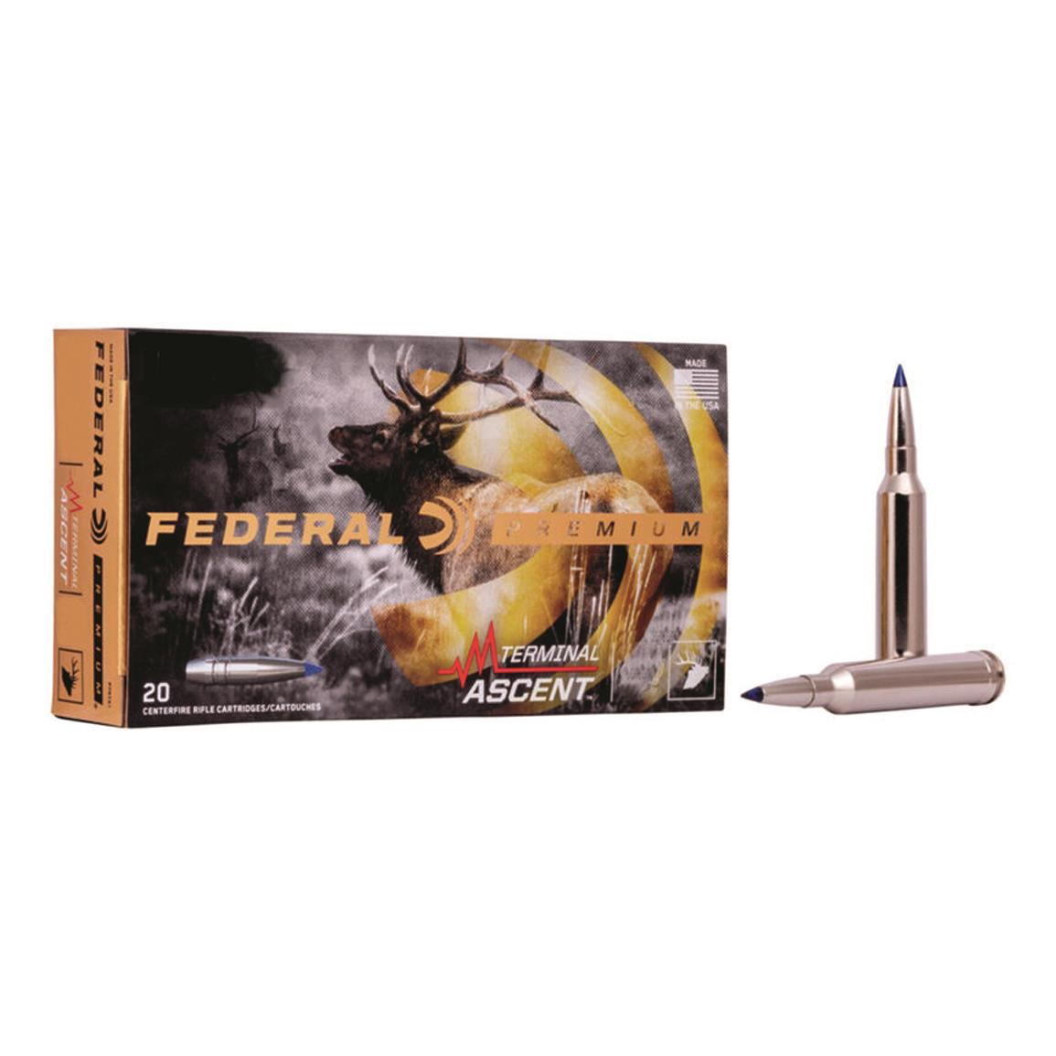 Federal Premium Terminal Ascent, .308 Winchester, Bonded Polymer Tip, 175 Grain, 20 Rounds
