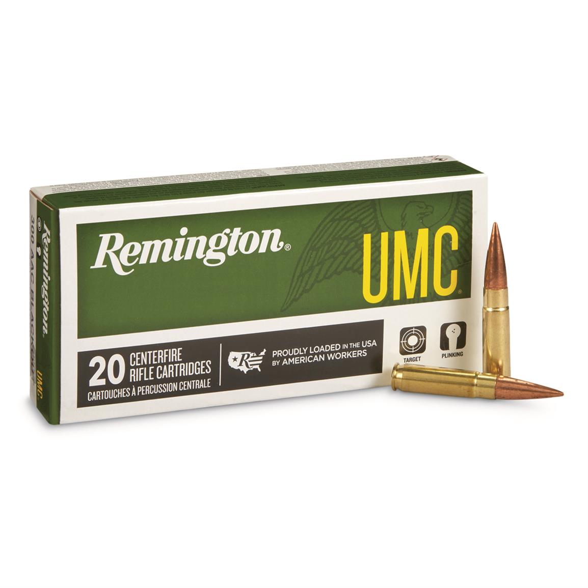 Remington UMC, .300 AAC Blackout, FMJ, 220 Grain, 20 Rounds