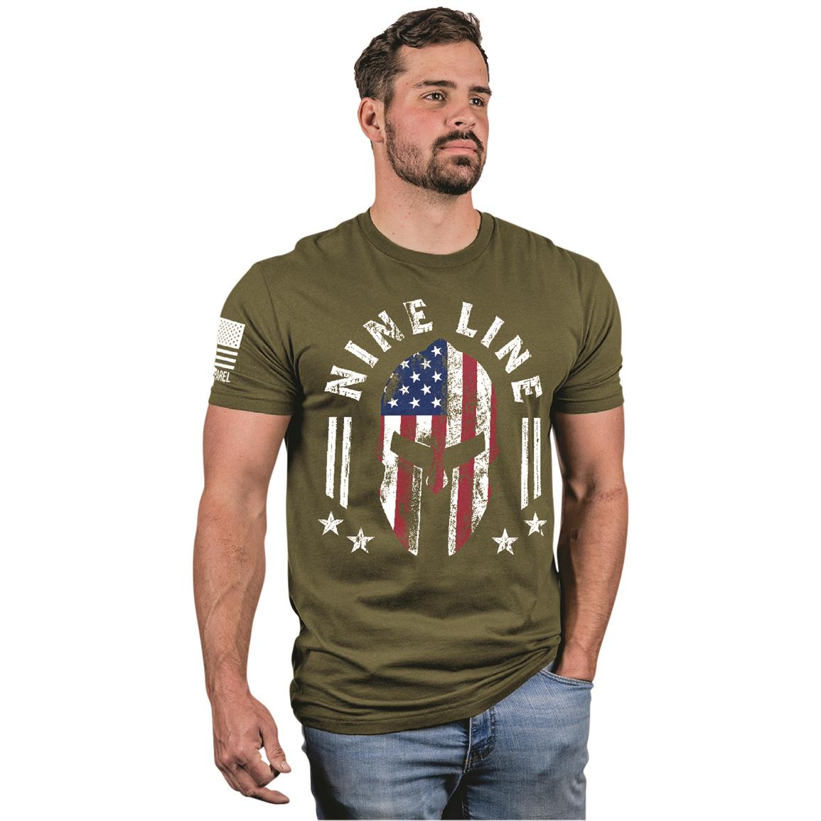 Nine Line Spartan T-Shirt, Military Green