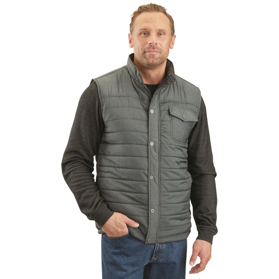 DKOTA GRIZZLY Men's Locke Insulated Lined Vest, Crocodile