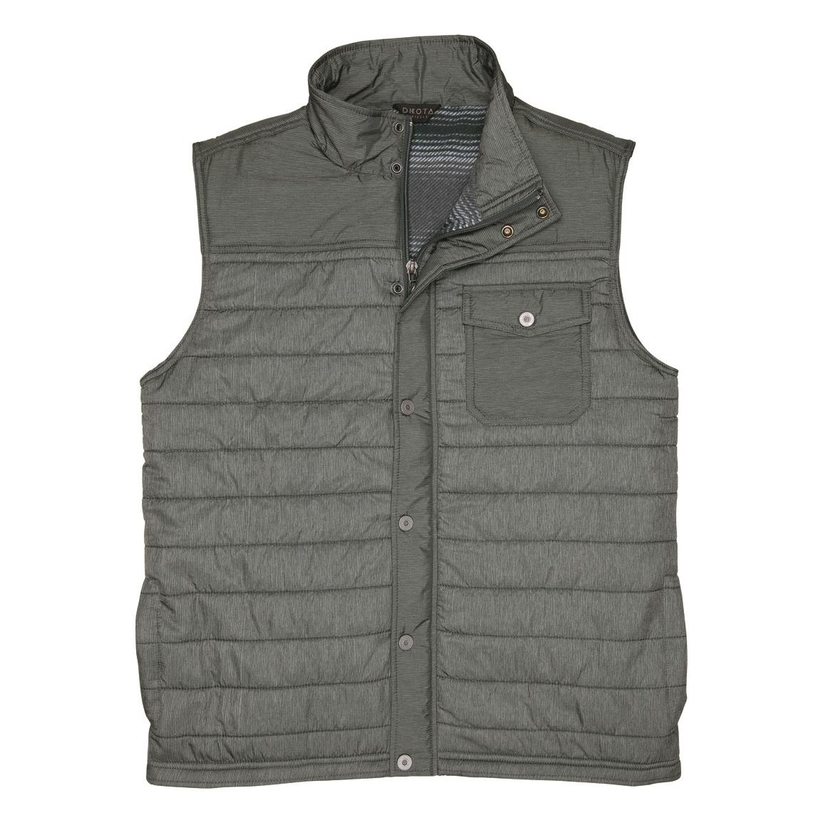 DKOTA GRIZZLY Men's Locke Insulated Lined Vest, Crocodile
