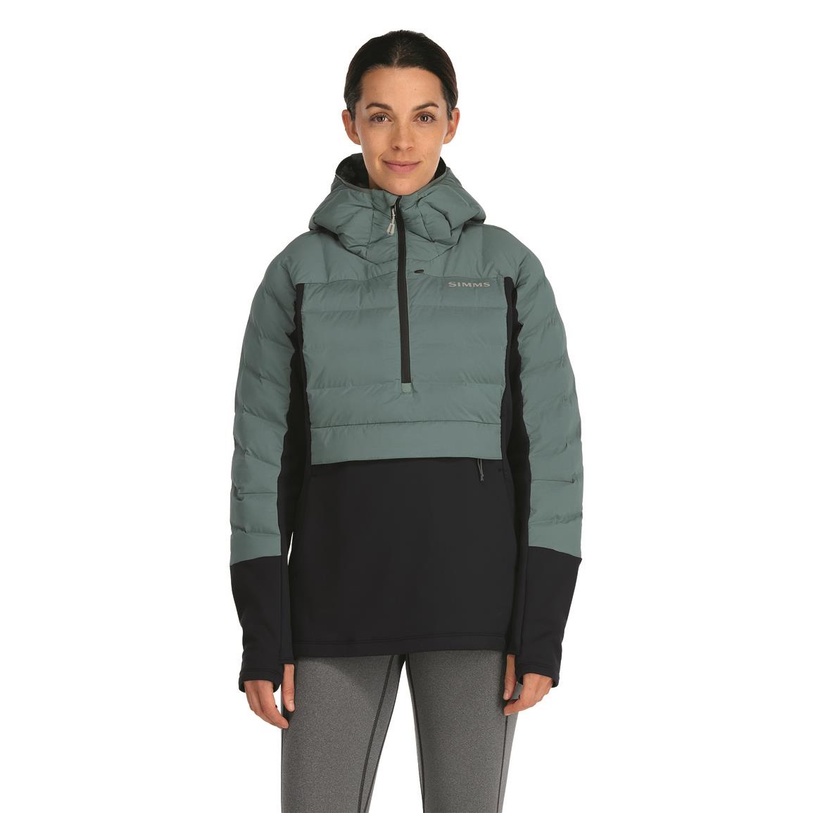 Simms Women's ExStream Pullover Insulated Hoodie, Avalon Teal