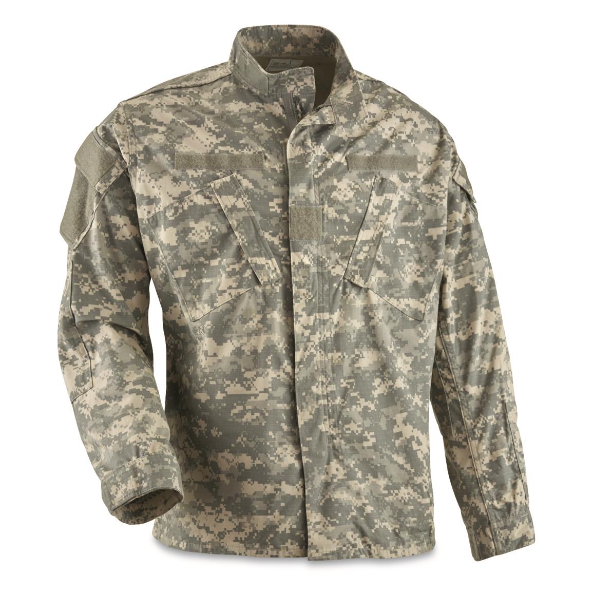U.S. Army Surplus ACU Field Jacket, 2 Pack, Used, ACU