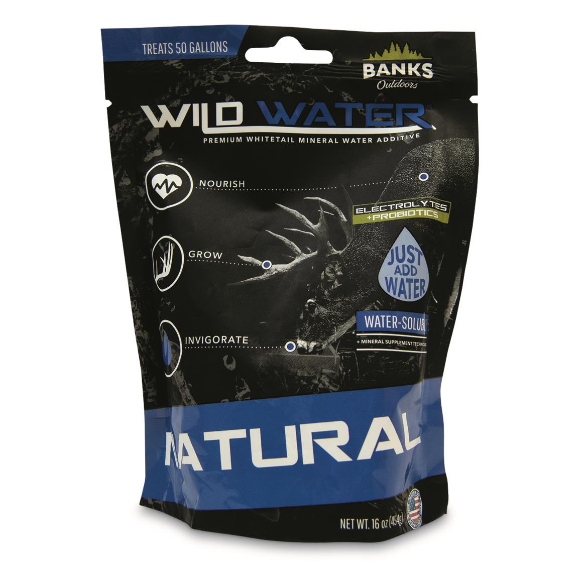 Wild Water Mineral Supplement, Natural