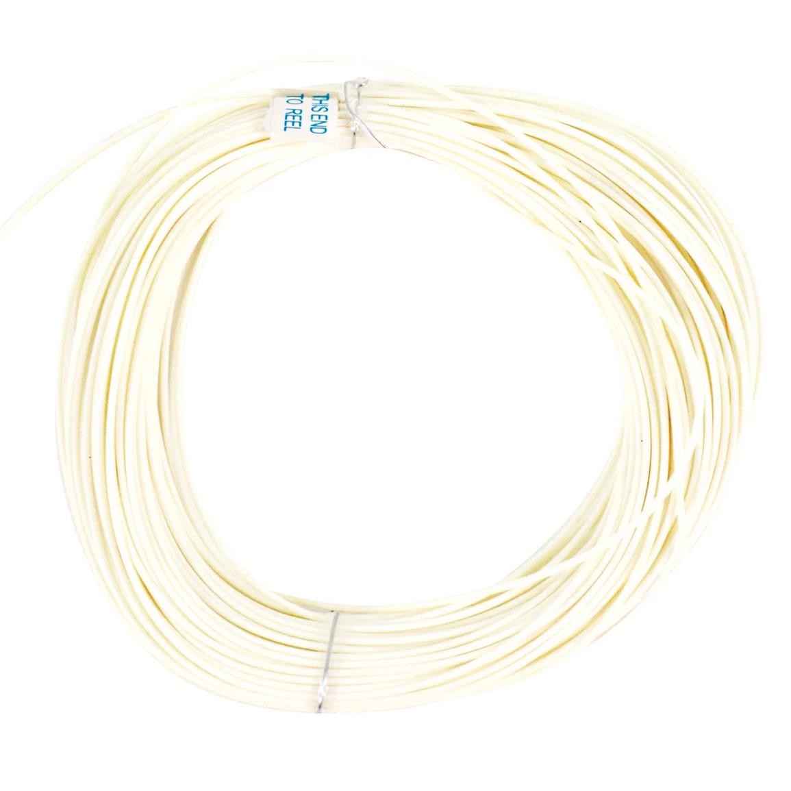 Clam Rattle Reel Ice Fishing Line, Glow White