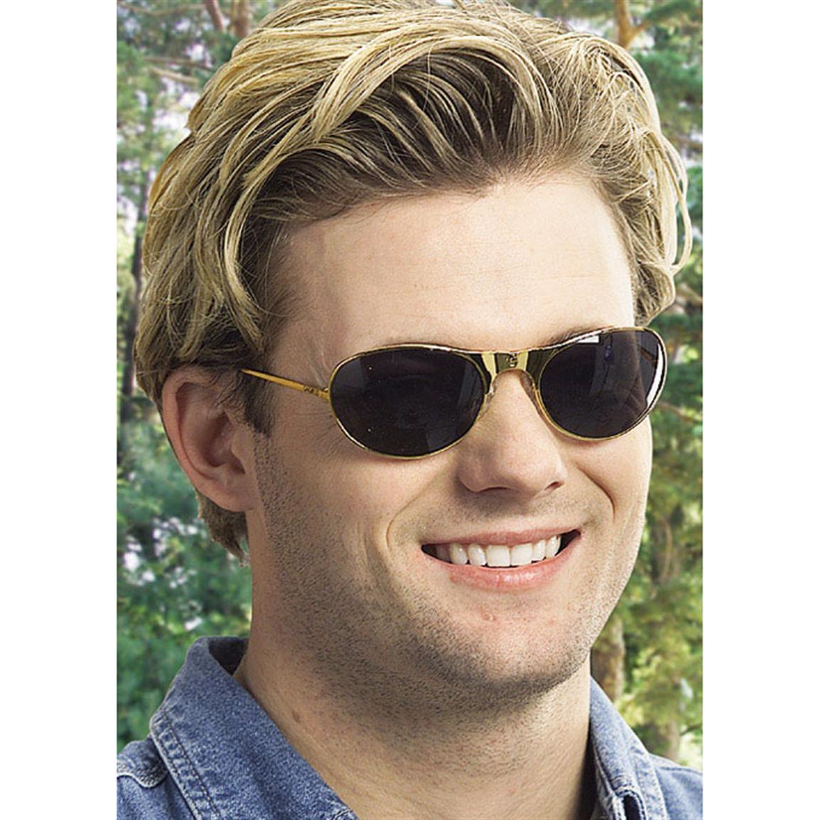 Gargoyles® Helios Sunglasses, Black Ice Lens / Goldtone Frames 72857