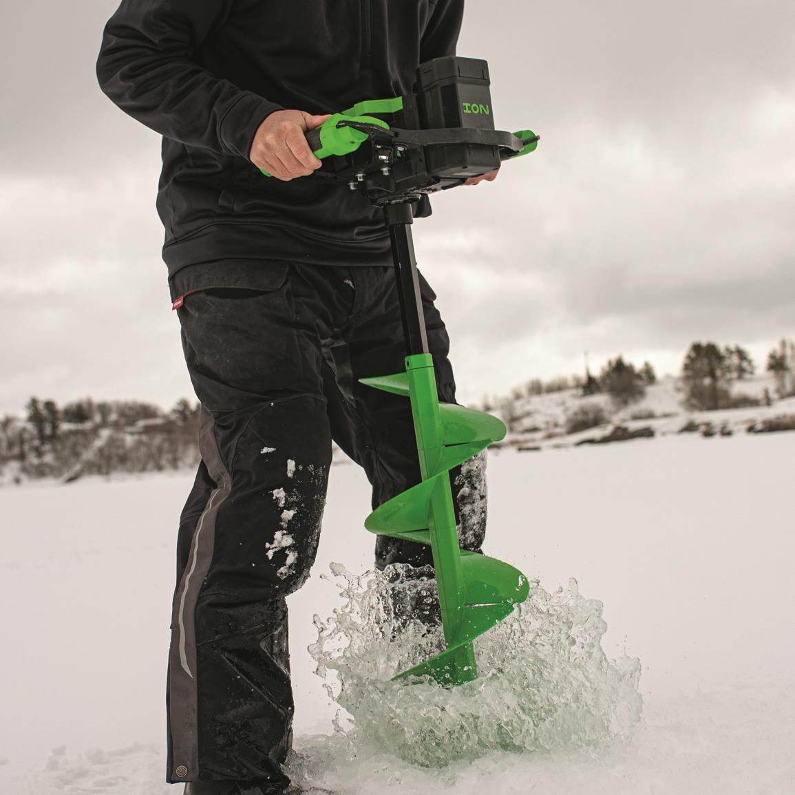 Jiffy Rogue 80V Electric Ice Fishing Auger w/ 6 XT Auger Bit