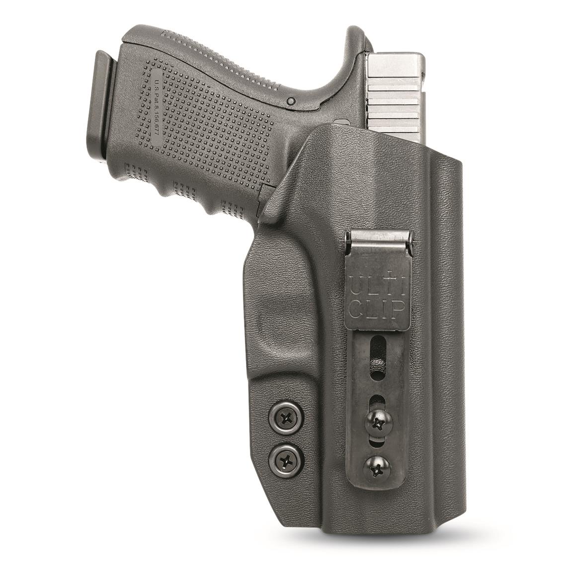 Rounded Athletic Wear Tuckable IWB Kydex Holster, Glock 43