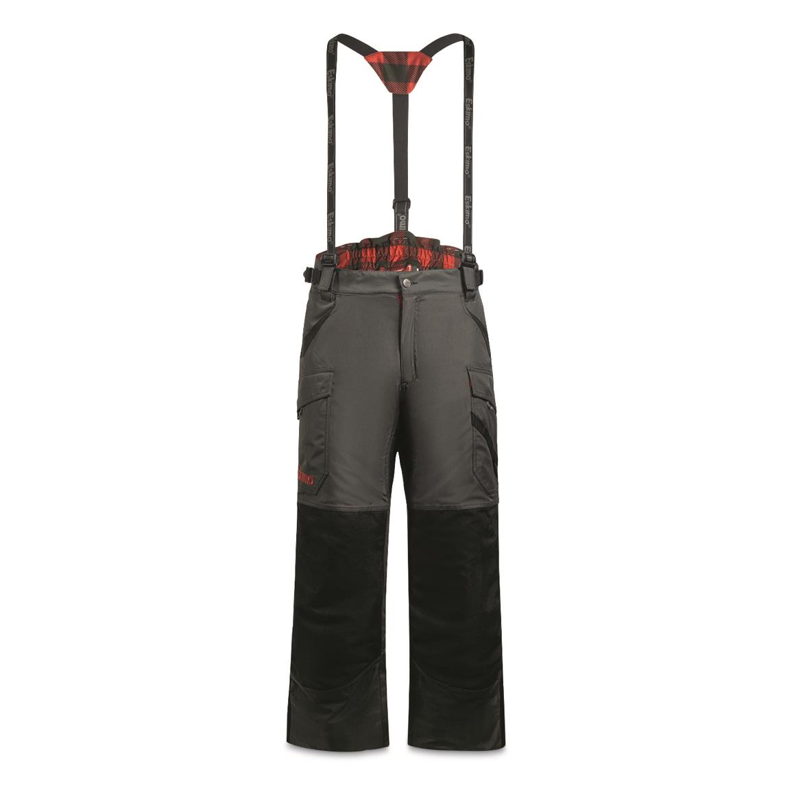Eskimo Men's Scout Waterproof Insulated Ice Fishing Pants, Gunmetal Gray