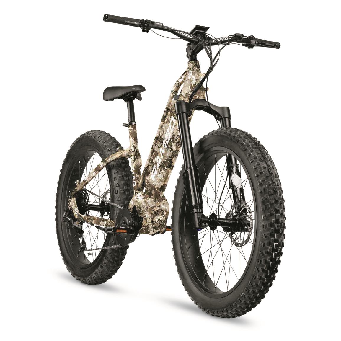 Rambo Nomad 750W Step Thru Electric Bike, TrueTimber® Viper Western