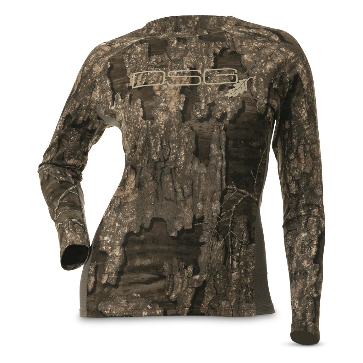 DOING SOMETHING GREAT Ultra Lightweight Long Sleeve Shirt, Color: Realtree Timber, Size: M (51815)