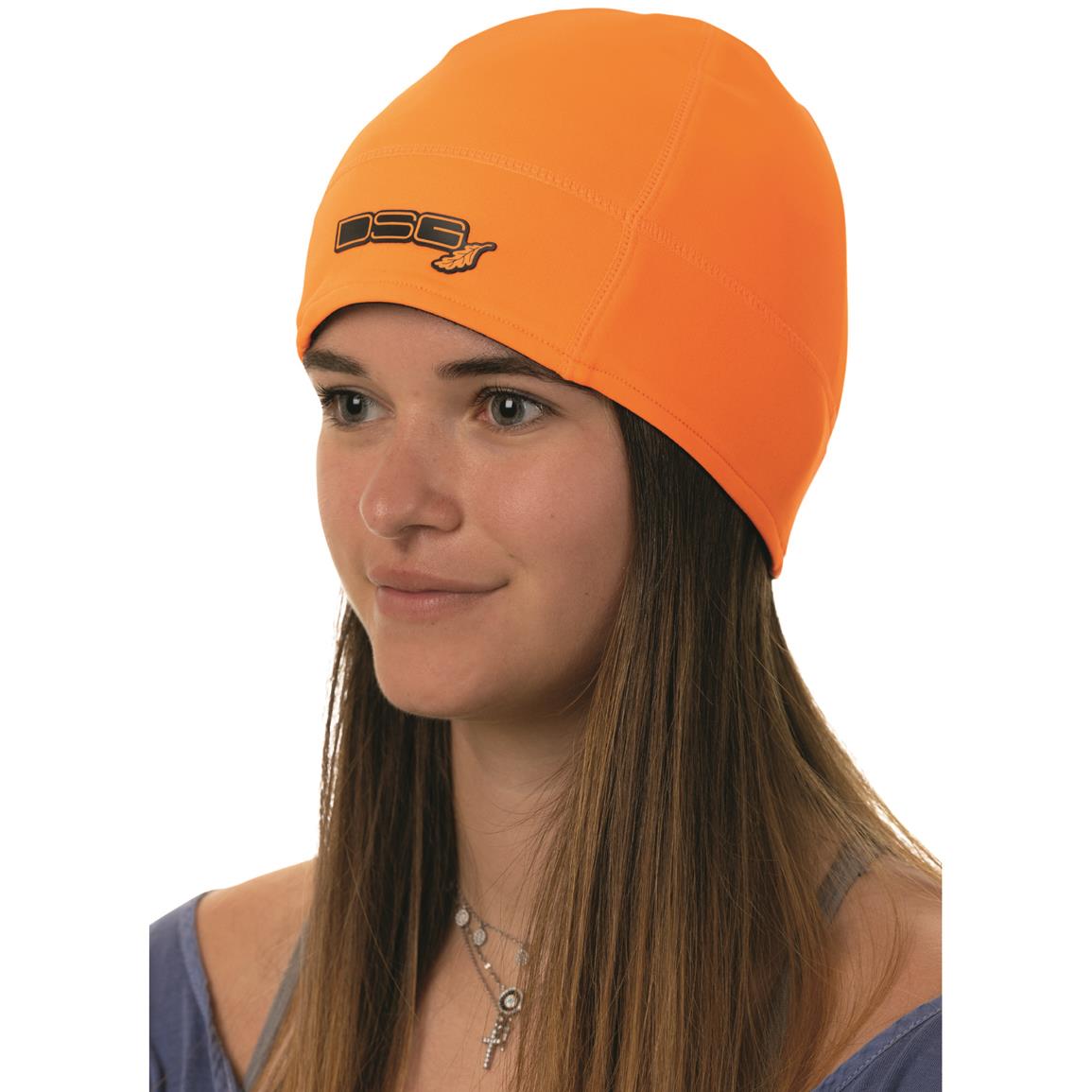 DSG Outerwear Women's D-Tech Cold-Weather Beanie, Blaze Orange