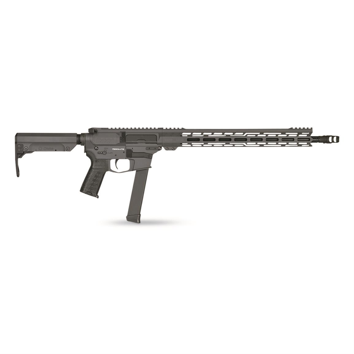 CMMG Resolute MkGs PCC, Semi-auto, 9mm, 16.1" Barrel, Sniper Gray, 33+1 Rds., Accepts Glock Mags