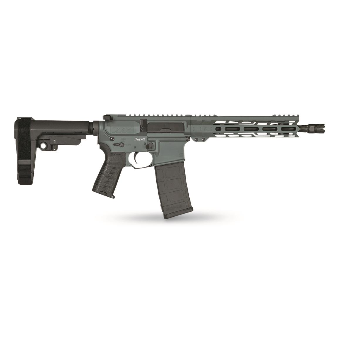 CMMG Banshee Mk4 AR Pistol, Semi-automatic, 5.56 NATO/.223 Rem., 10.5" BBL, Charcoal Green, 30+1 Rds