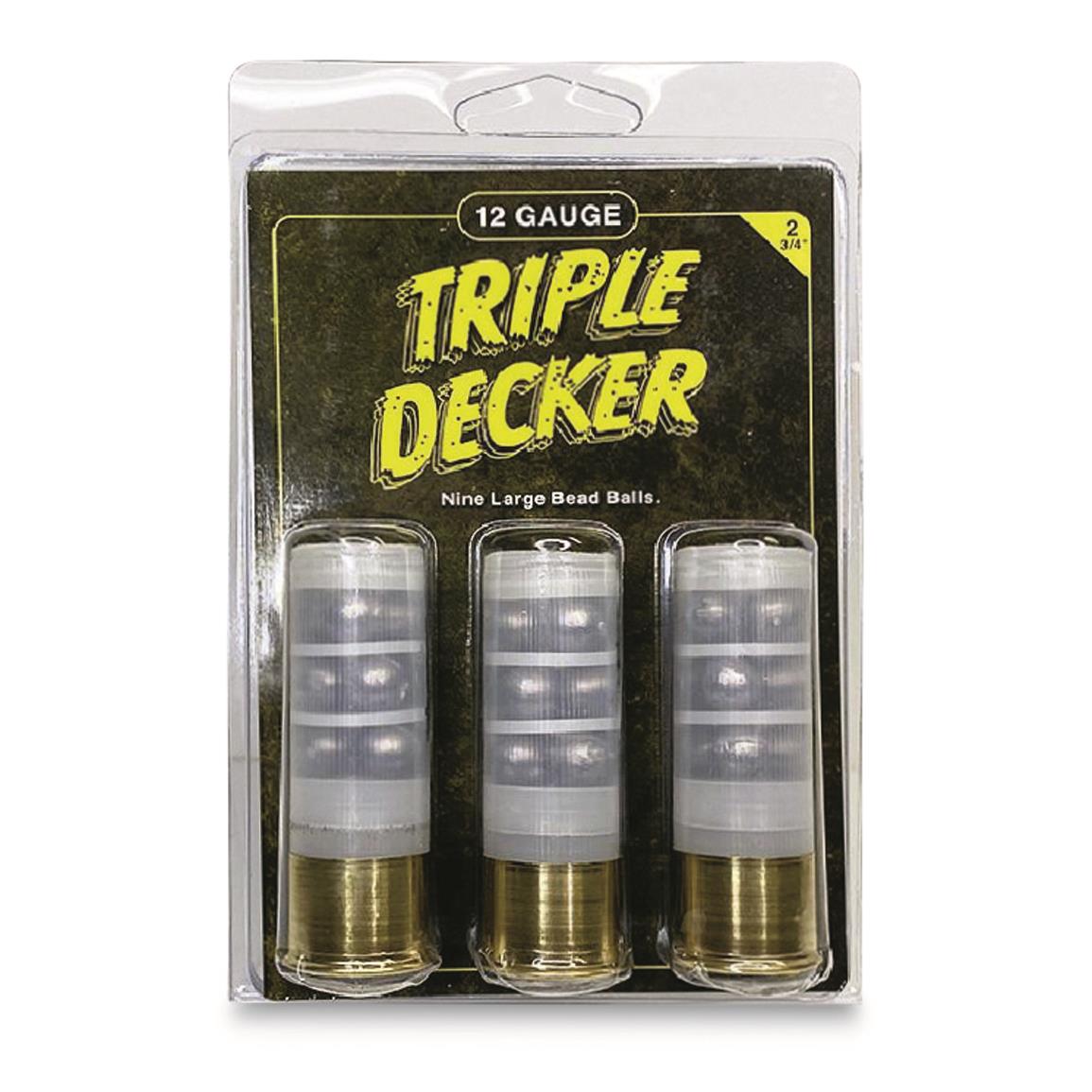 Reaper Triple Decker Personal Defense, 12 Gauge, 2 3/4", 3 Rounds