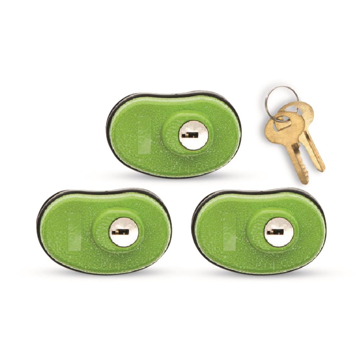 Lockdown Keyed Trigger Locks, 3 Pack