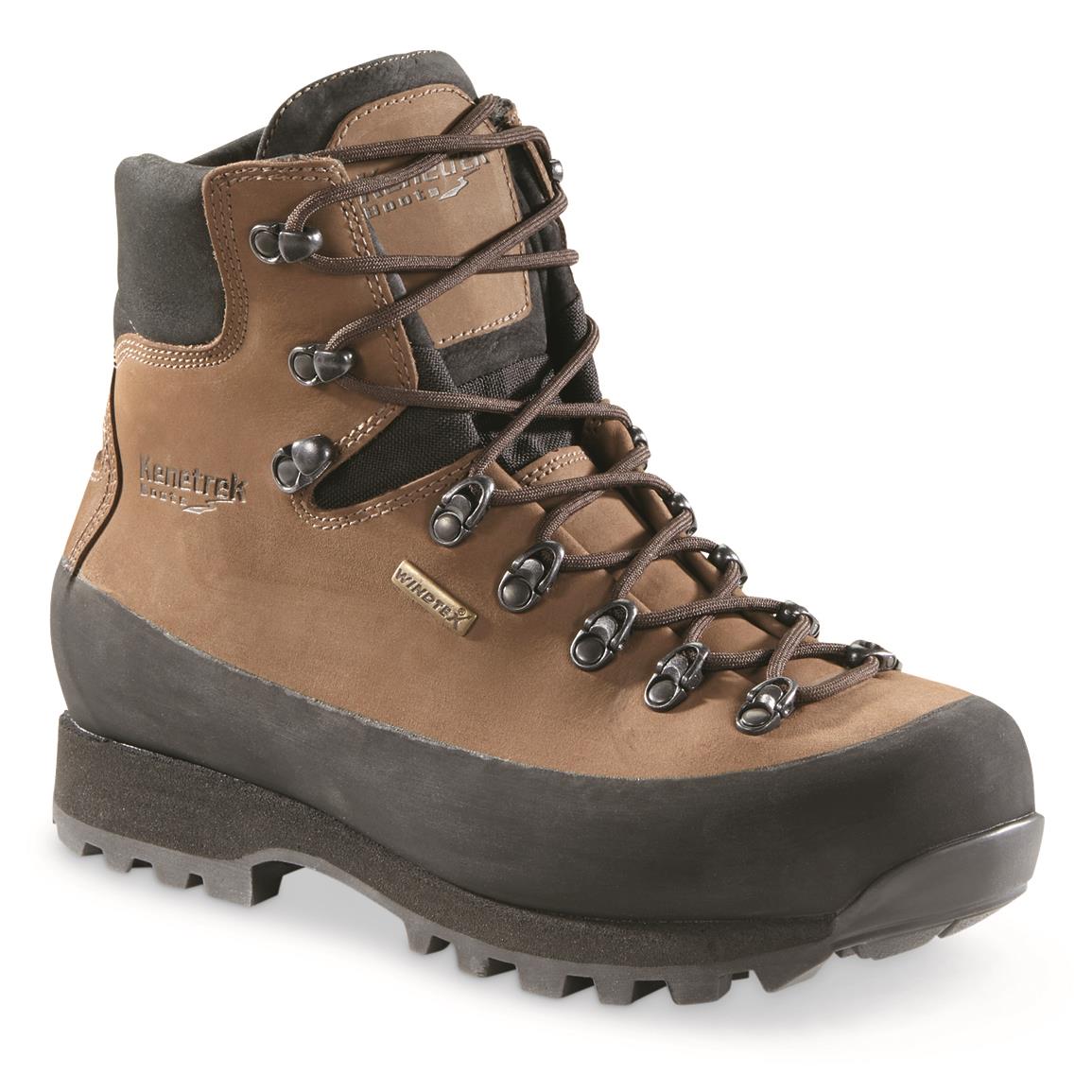 Kenetrek Men's Hardscrabble Waterproof Hiking Boots, Brown