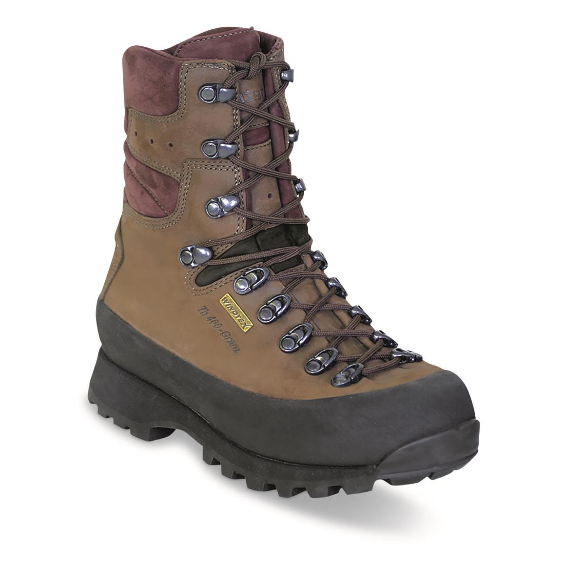 Kenetrek Women's Mountain Extreme 400-gram Waterproof Hunting Boots, Brown
